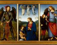 Pietro Perugino - Three Panels from an Altarpiece, Certosa